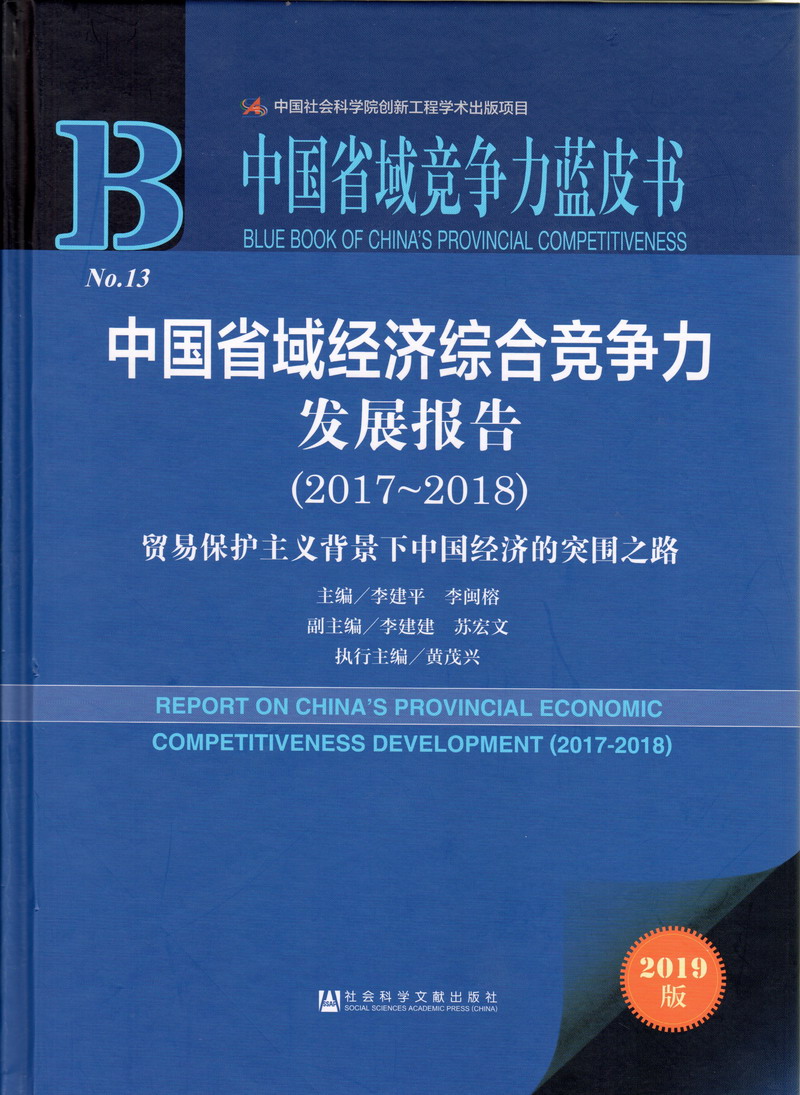 舔骚逼的骚货中国省域经济综合竞争力发展报告（2017-2018）